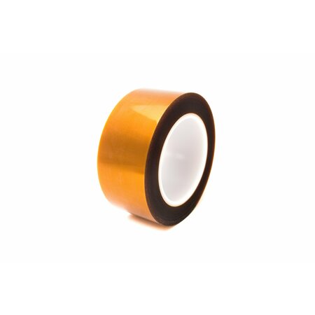BERTECH Double Sided Polyimide Tape, 1 Mil Thick, 1 In. Wide x 36 Yards Long, Amber PPTDE-1